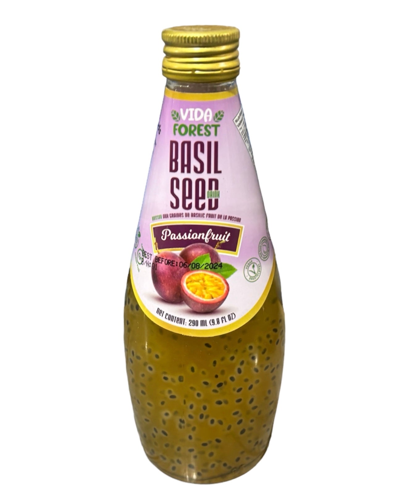 Vida Forest Basil Seed Passionfruit 290ml - (Case of 24) – Stockup Market