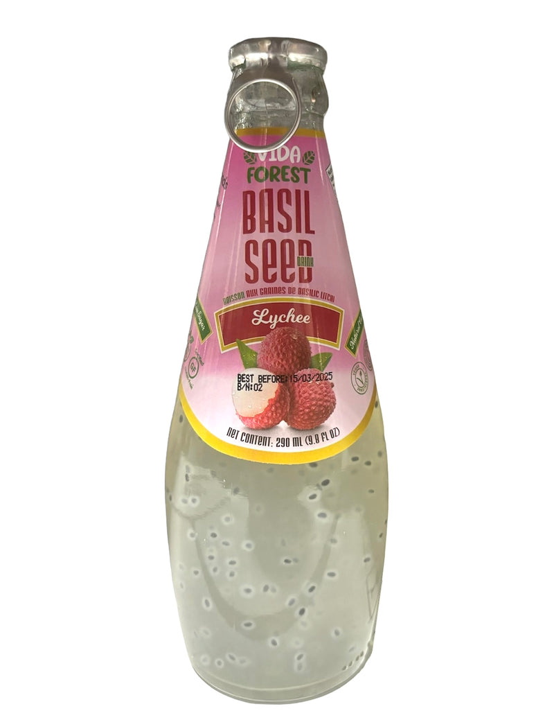 Vida Forest Basil Seed Lychee 290ml - (Case of 24)