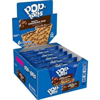 Pop Tarts Frosted Chocolate Chip 576g - Box of 6 Units
