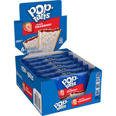 Pop Tarts Frosted Strawberry 576g - Box of 6 Units