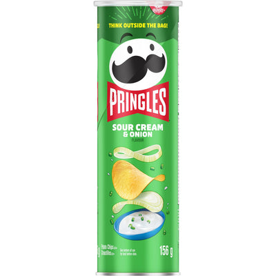 Pringles Sour Cream & Onion 156g (Case of 14)