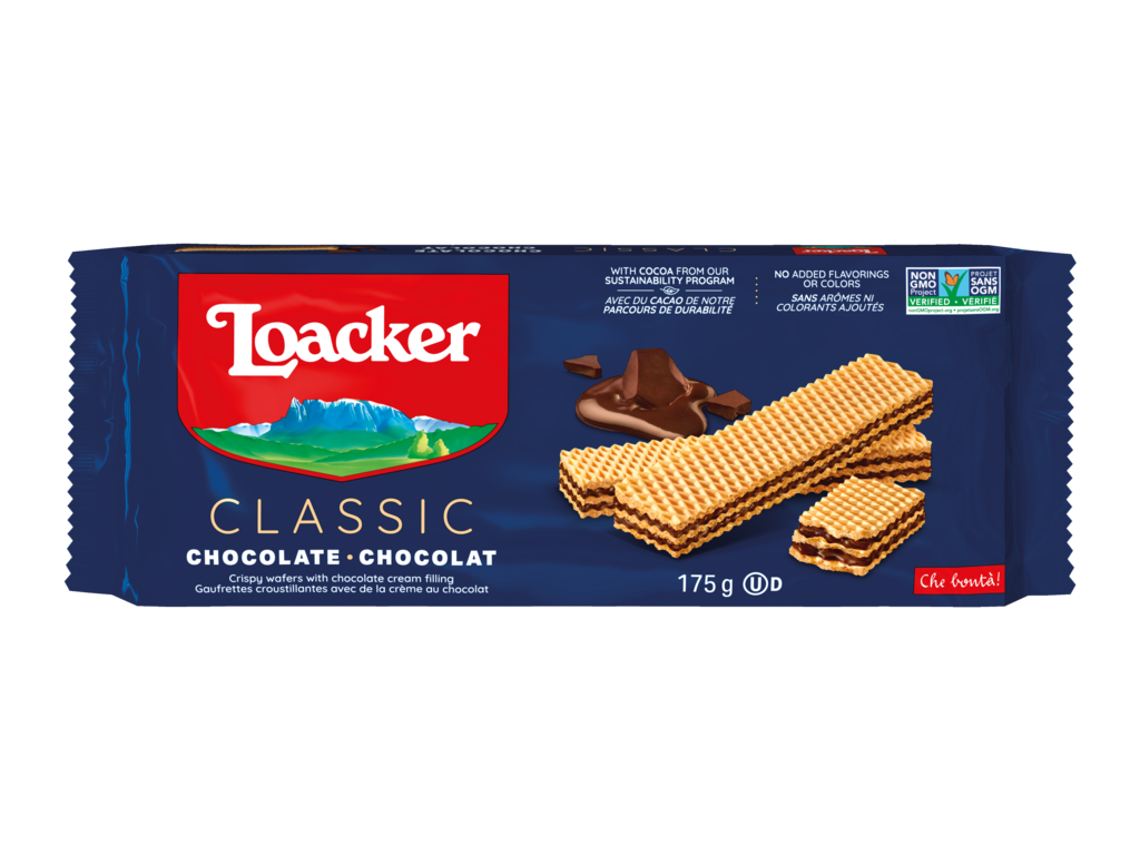 Loacker Classic Chocolate 175g - Case of 18