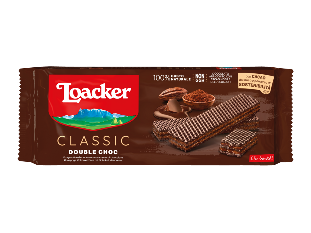 Loacker Classic Double Chocolate 175g - Case of 18