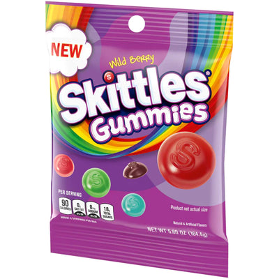 Skittles Gummies Wild Berry Peg Bag (Case of 12)