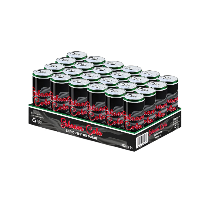Salaam Cola No Sugar 330ml - Case of 24 (EU)