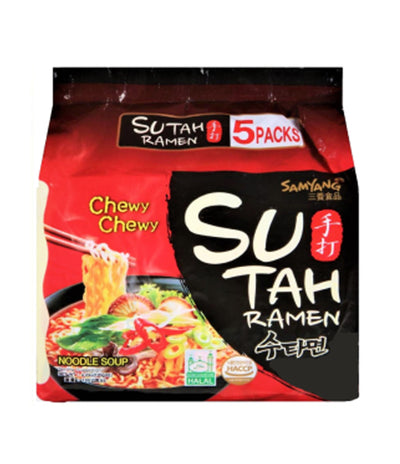 Samyang Su-Tah Ramen Noodle Soup 5 Pack - Korea (Case of 4)