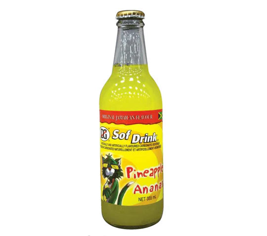 D&G Pineapple Soda 355ml - Case of 24