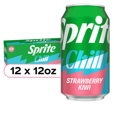 Sprite Chill Strawberry Kiwi 355ml - Case of 12
