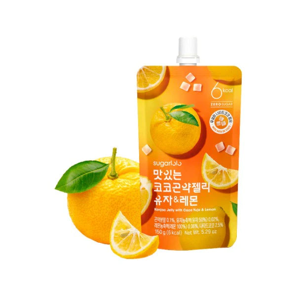 Sugarlolo Konjac Yuja & Lemon 150ml - 10 Pack