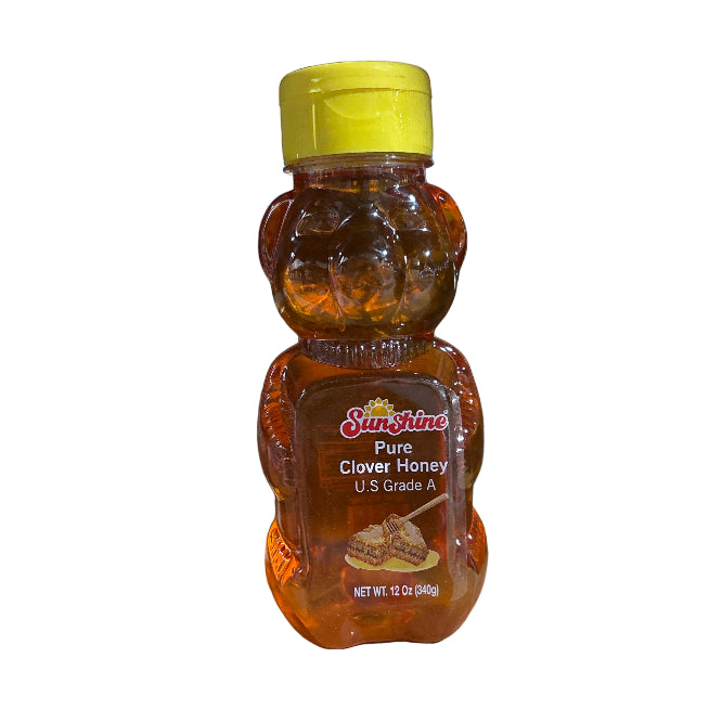 Sunshine Pure Clover Honey 340g - Case of 12
