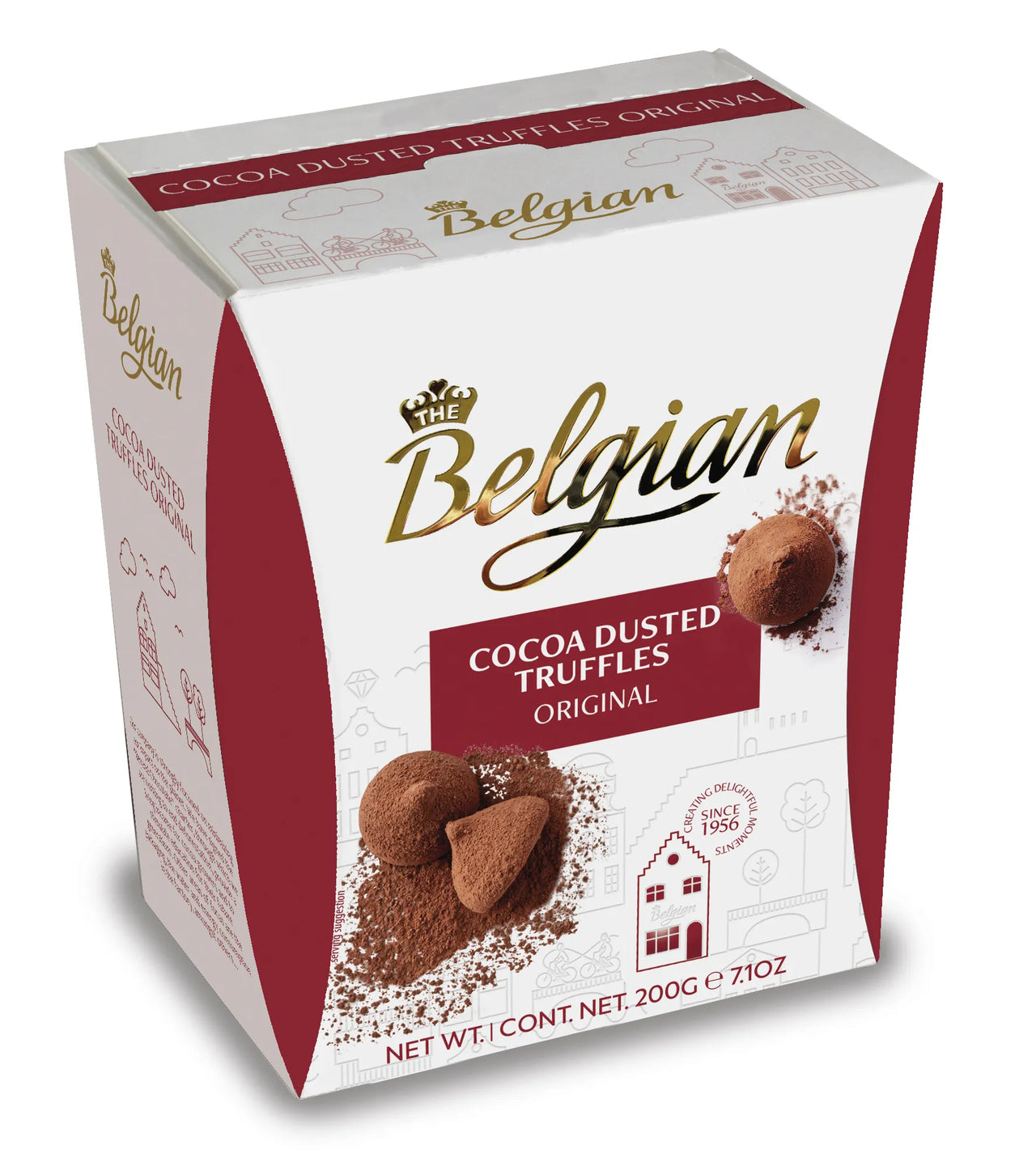 Belgian Cocoa Dusted Truffles Original 200g - Case of 12