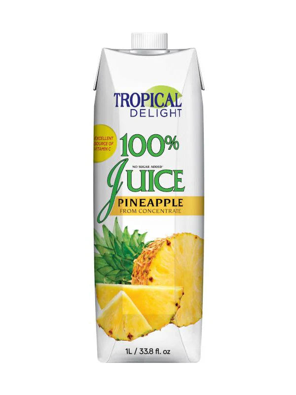 Tropical Delight 100% Pineapple Juice 240ml (6 Pack)
