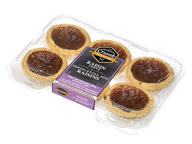 The Worthy Crumb Raisin Tarts 510g - 6ct