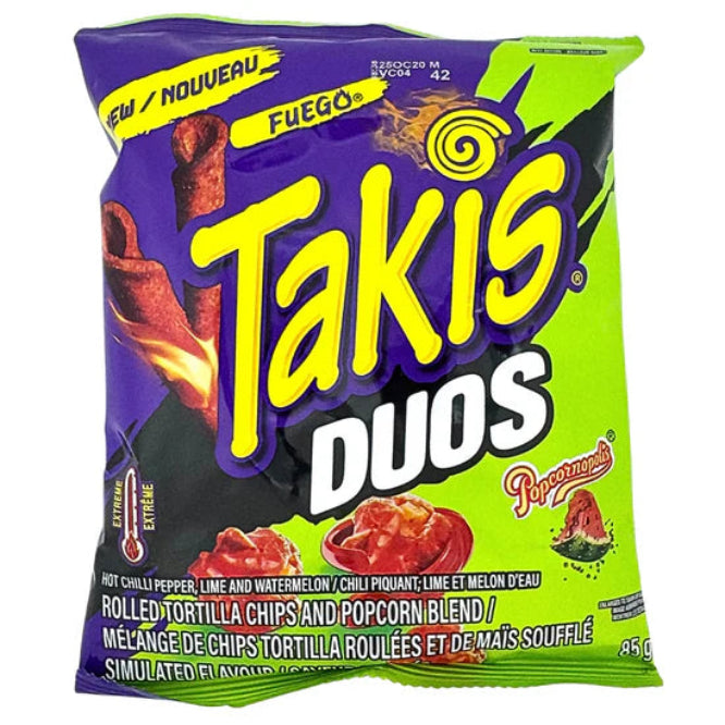 Takis Duos Fuego 85g - Case of 18
