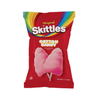 Taste of Nature Skittles Cotton Candy 88g (Case of 12)