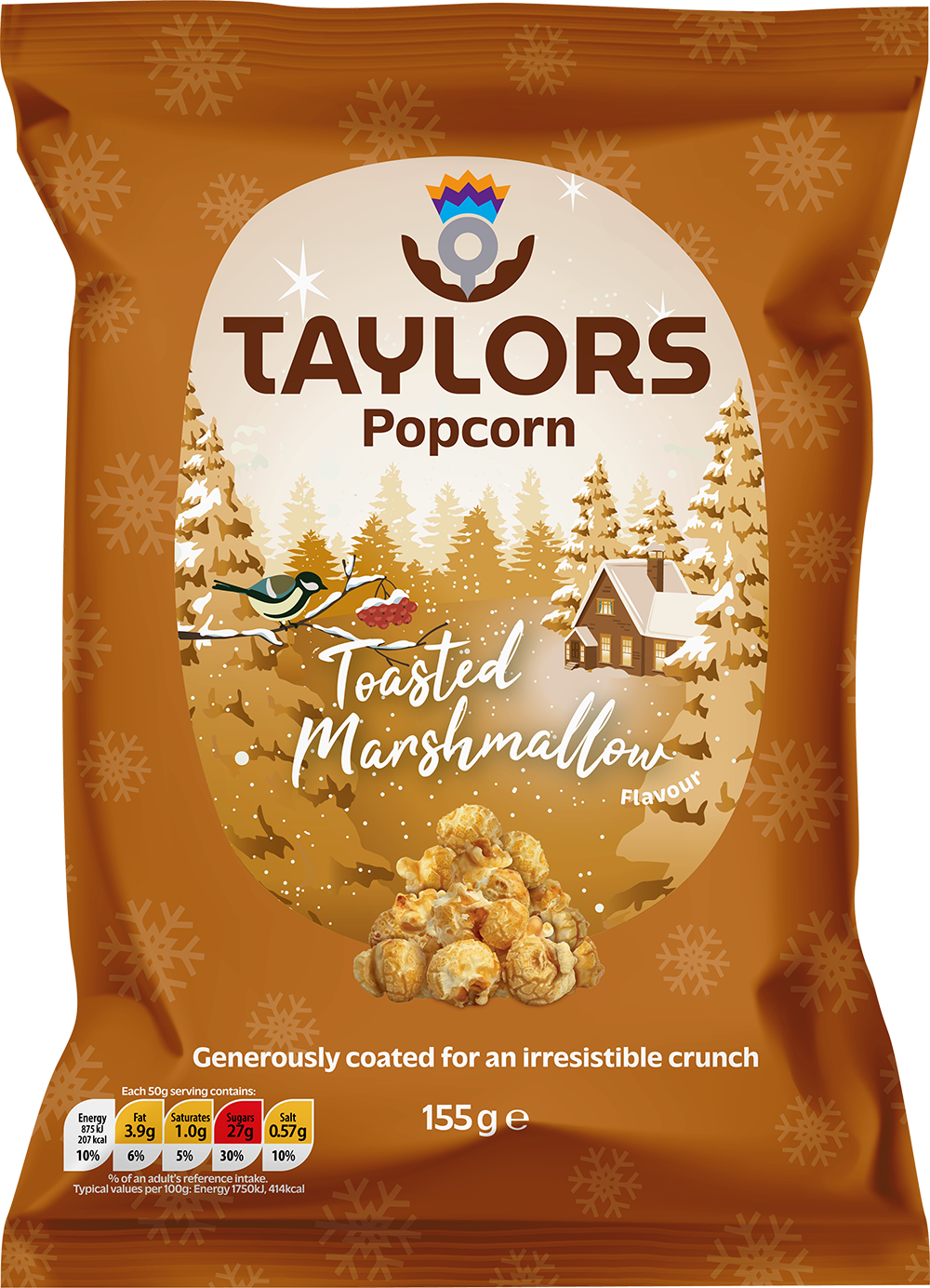 Taylors Potato Crisps Toasted Marshmallow 155g - Case of 8