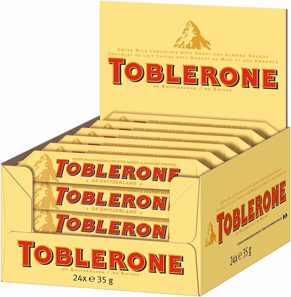Toblerone Milk Chocolate Bar 35g - 24ct (Canada)