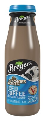 Victor Allen's Breyer's Cookies & Cream Iced Coffee 405ml - 12ct