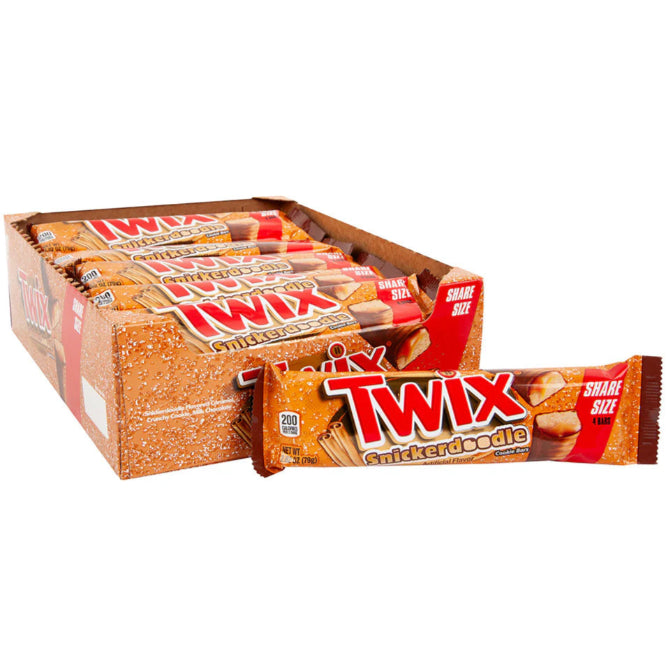 Twix Snickerdoodle Share Size Bar 2.82oz - 20ct