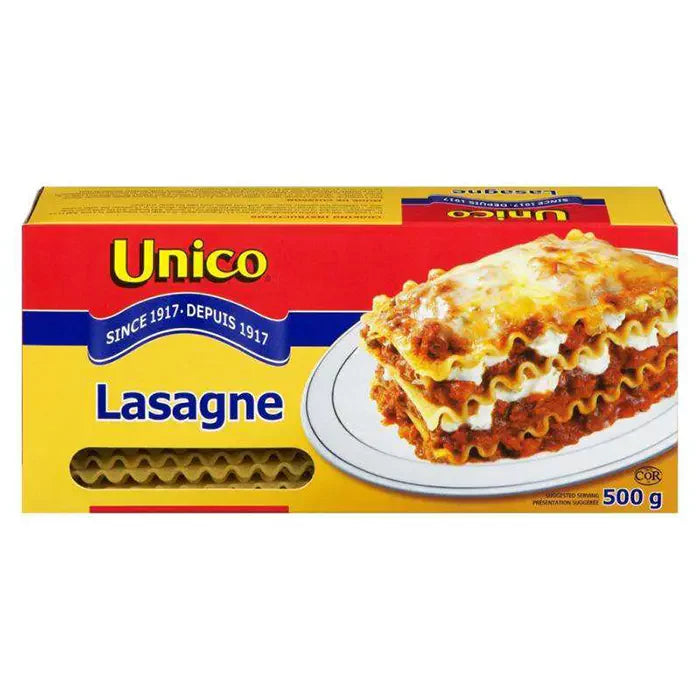 Unico Lasagne 500g - Case of 12