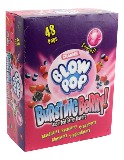 Charms Blow Pop Bursting Berry 48Ct