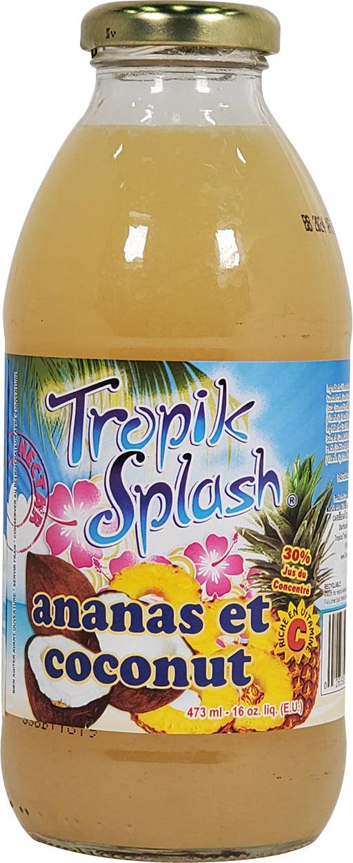 Tropik Splash Pineapple Coconut 473ml - Case of 12
