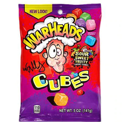 Warheads Cubes Bag 141g (Case of 12)