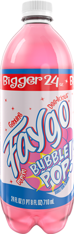 Faygo Soda Bubble Pop Drink 710ml - 24 pack