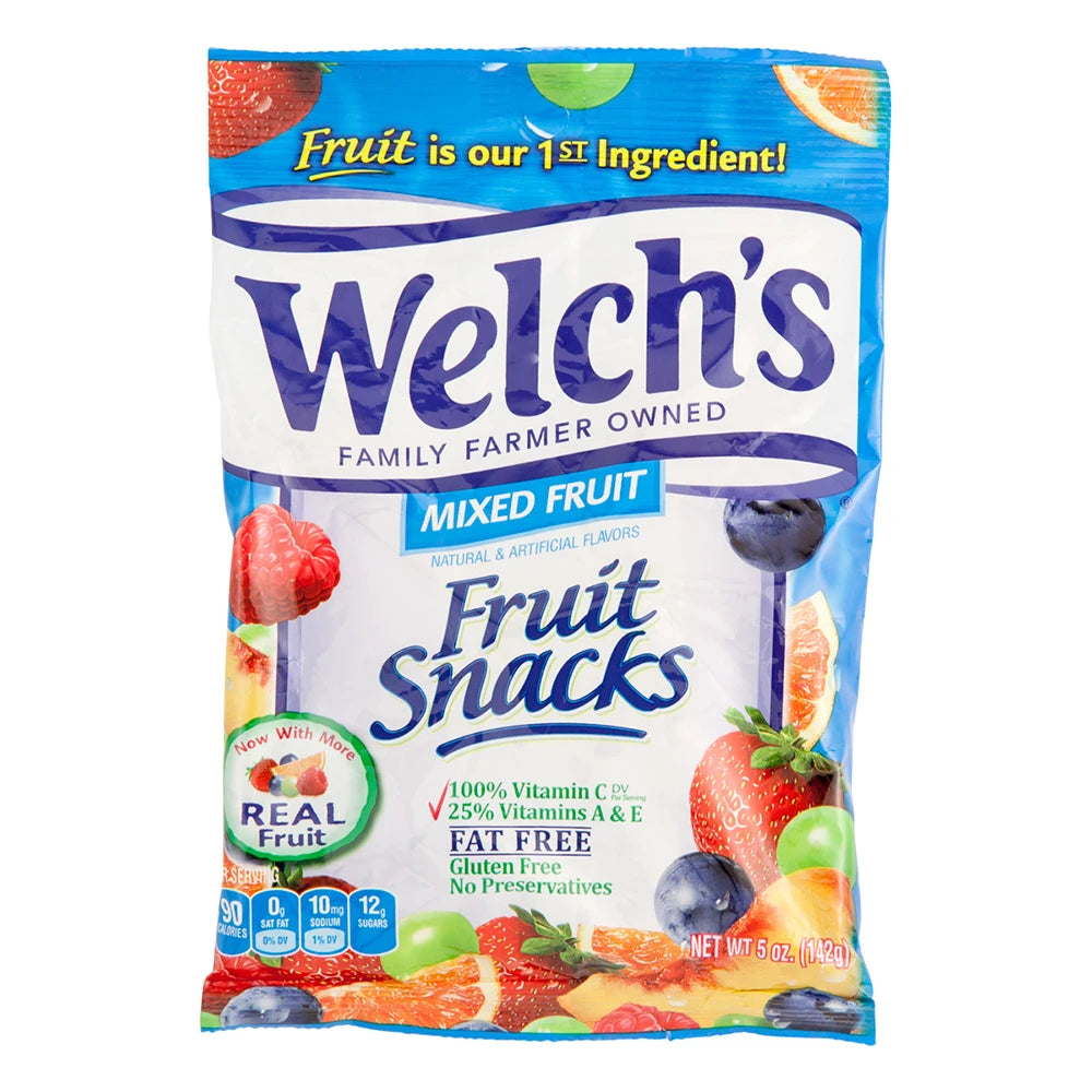 Welch's Mixed Fruit Peg Bag 142g (Case of 12)