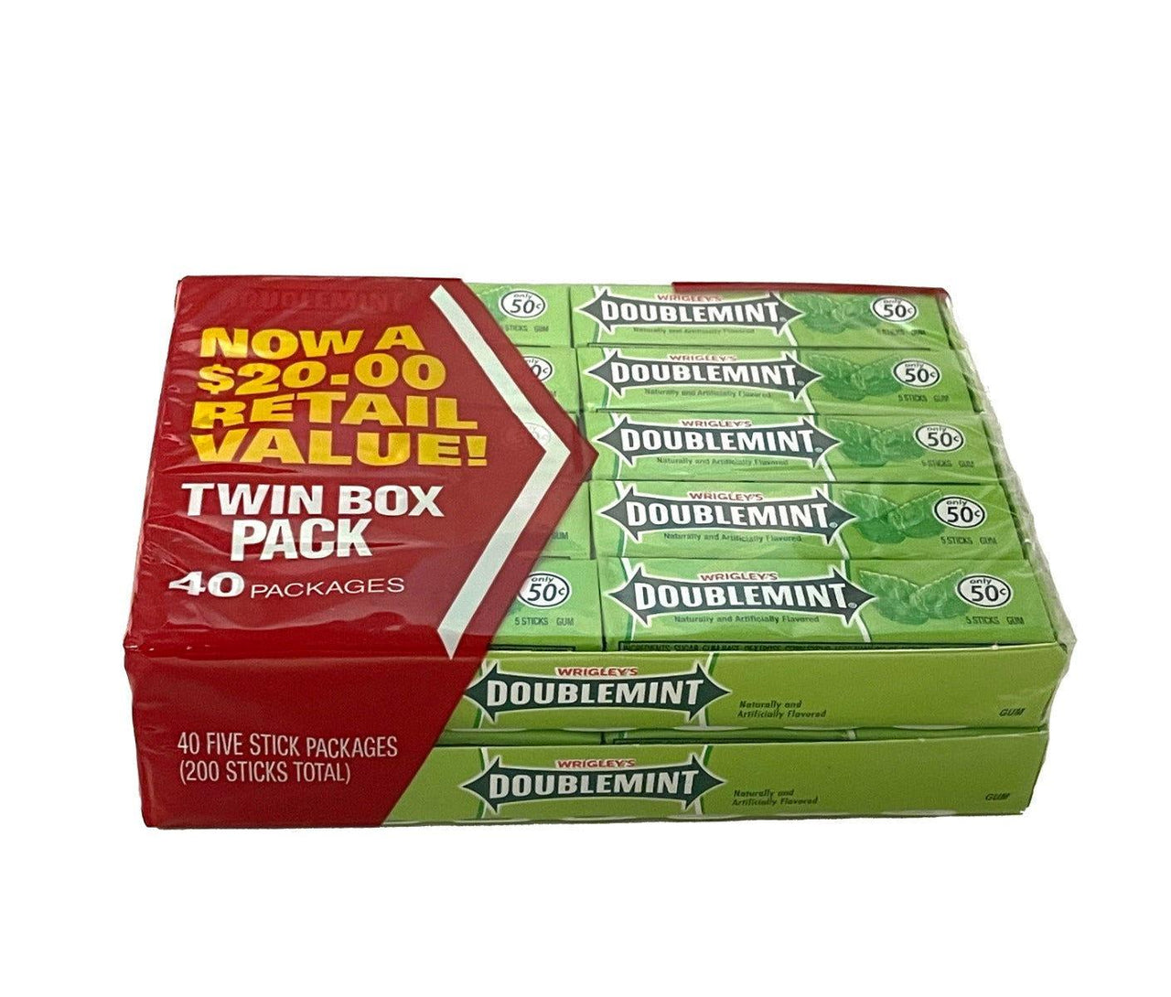 Wrigley's Doublemint Gum 5 Pcs - 40ct