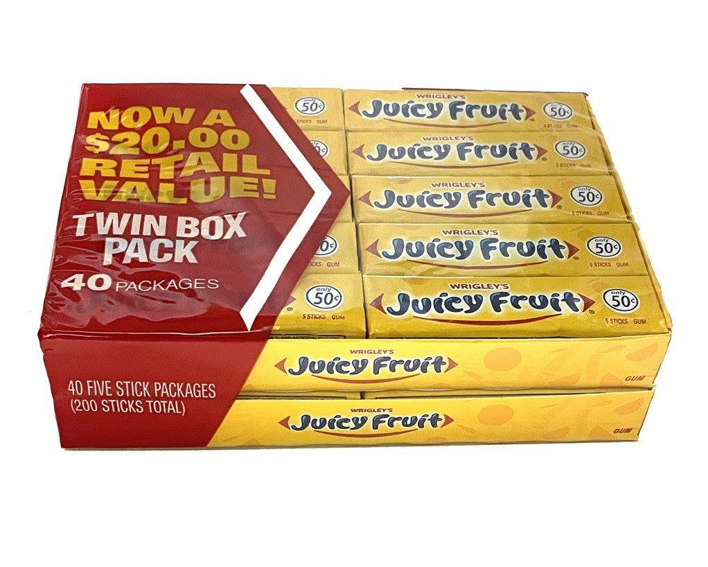Wrigley's Juicy Fruit Gum 5 Pcs - 40ct