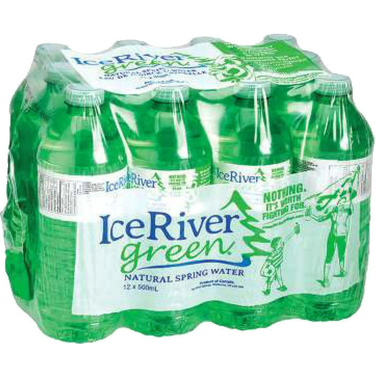 Ice River Green Bottle Water 500ml - Case of 12