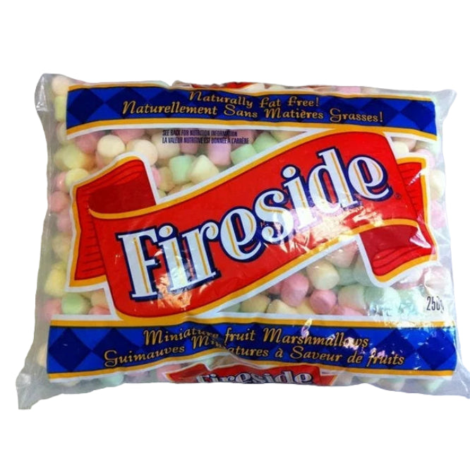 Fireside Mini Fruit Marshmallows 250g - Case of 24