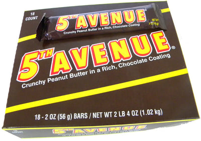 5th Avenue Chocolate Bar 56g - 18ct
