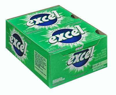 Excel Spearmint Gum - 12ct