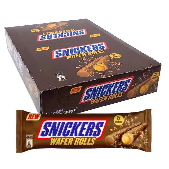 Snickers Wafer Rolls - 12ct (EU)