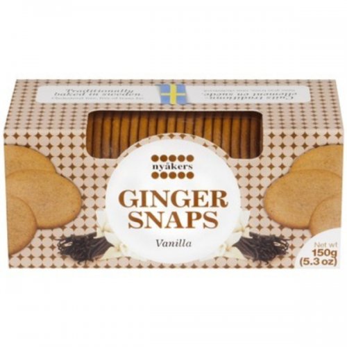 Nyakers Ginger Snaps Vanilla - Case of 12