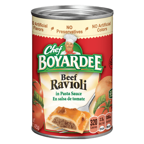 Chef Boyardee Beef Ravioli 425g - Case of 12
