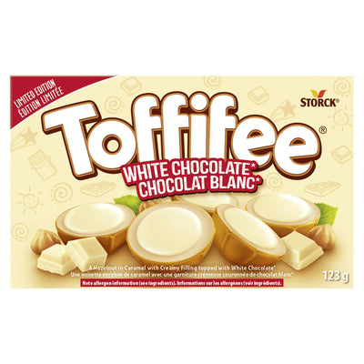 Toffifee White Chocolate 123g - Case of 10