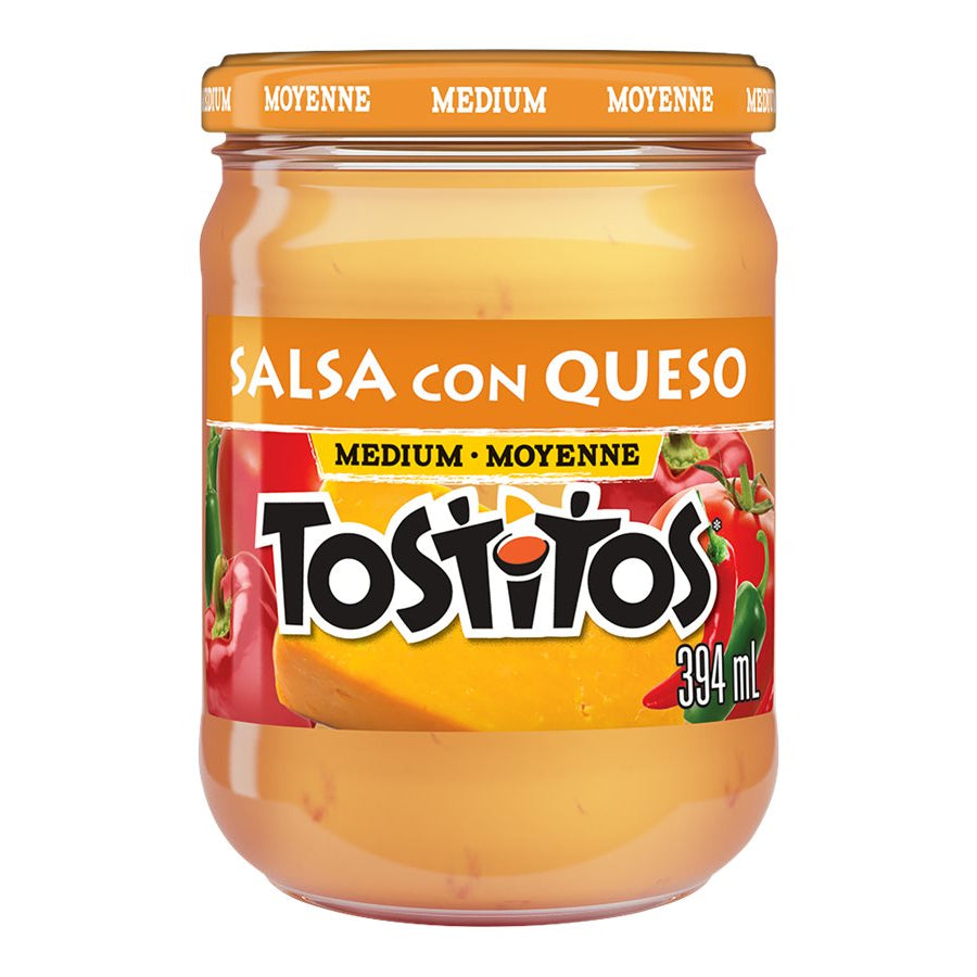 Tostitos Salsa Con Queso Medium 394g - 12 Pack
