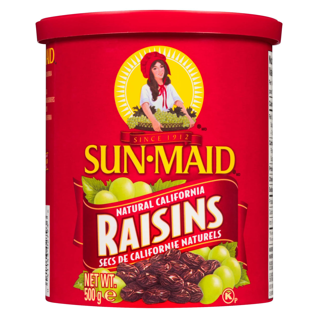 Sunmaid Raisins 500g - Case of 12