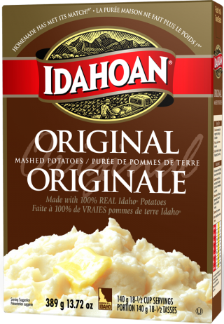 Idahoan Original Mashed Potatoes 389g - 12 Pack