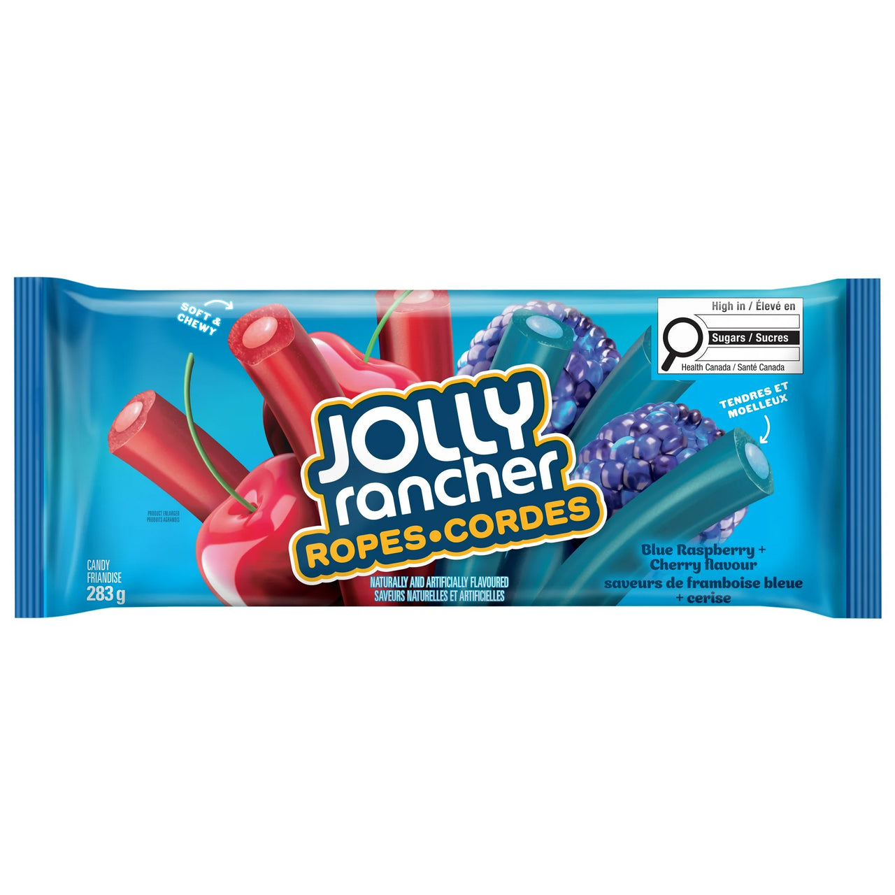Jolly Rancher Ropes Blue Raspberry + Cherry 283g - Case of 12