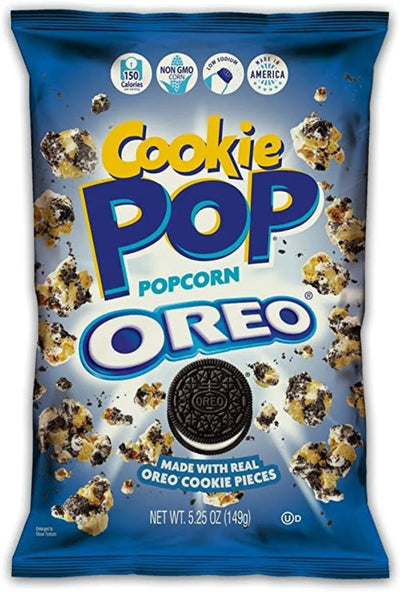 Cookie Pop Oreo Popcorn 149g - Case of 12