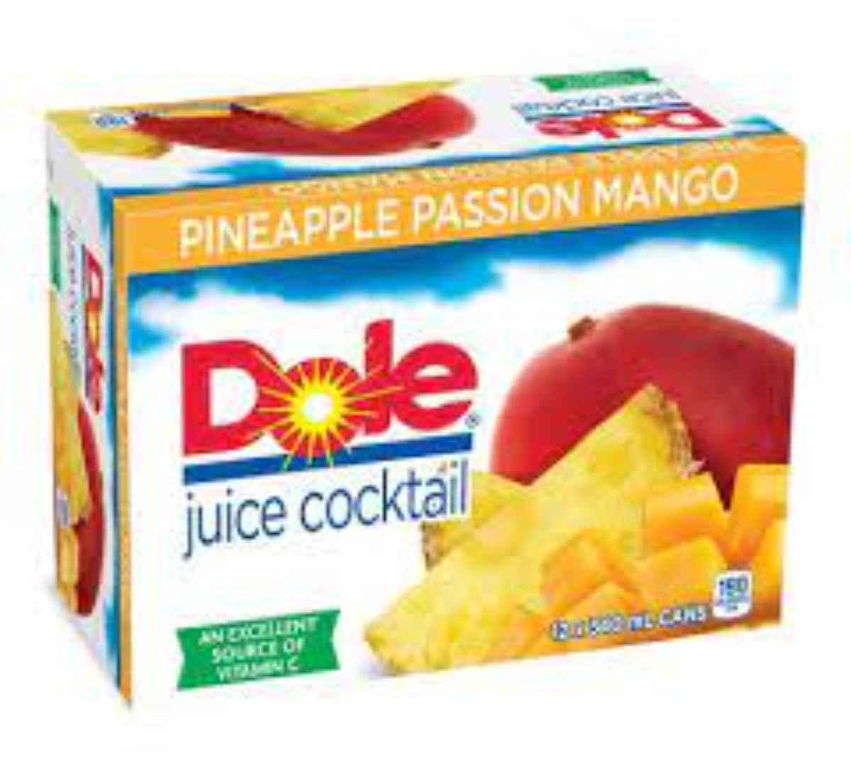 Dole Pineapple Passion Mango 340ml (12 pack) Stockup Market
