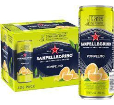 Sanpellegrino Italian Sparkling drinks Naturali Pompelo 330ml (6 pack )