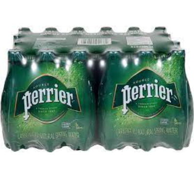 Perrier Carbonated Natural Spring Water Regular Flavor 500ml (24pack)