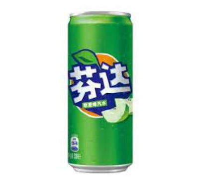 Fanta Apple Flavor 330ml (12 pack) - China - BB: JUNE 4