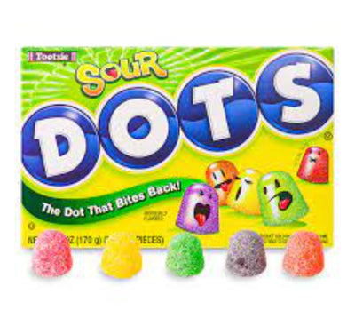 Dots Sour Gumdrops 170g (12 pack)