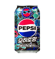Pepsi Mojito Zero 355ml - Case of 24 (Korea)